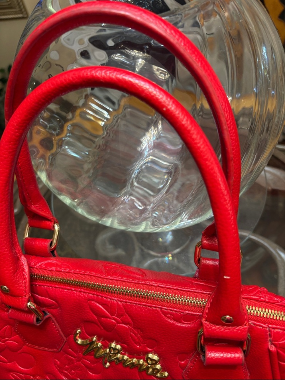 🐭Loungefly x  Disney Minnie Mouse Embossed Satchel - Picture 5 of 12